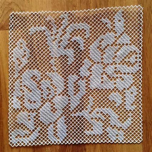 FSL Floral Doily