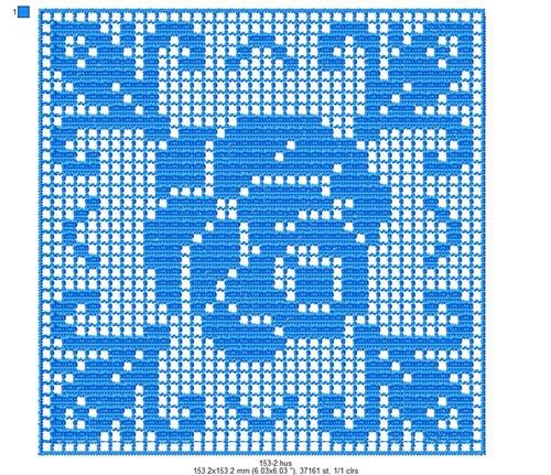 FSL Floral Doily