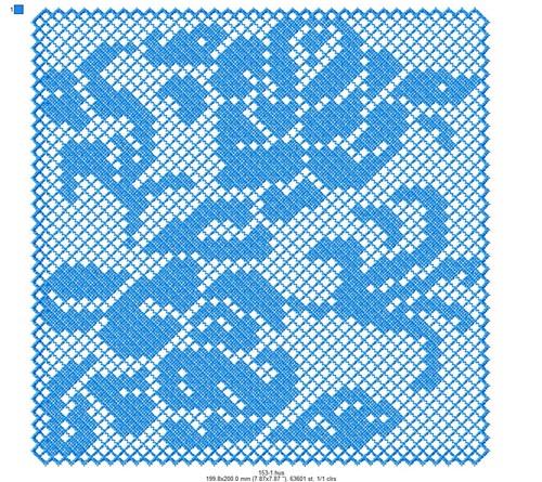 FSL Floral Doily