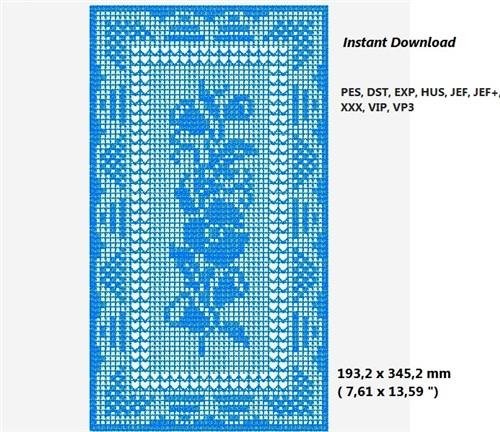 FSL Large Filet Doily