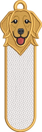 FSL Golden Retriever Bookmark