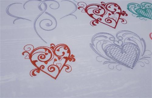 FSL Hearts Ornaments