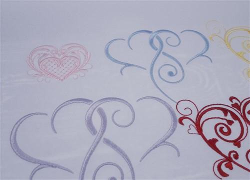 FSL Hearts Ornaments
