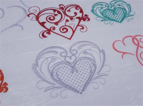 FSL Hearts Ornaments