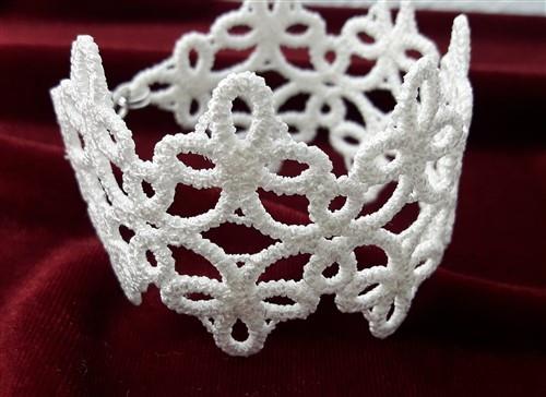 FSL Tatting Bracelet & Earrings