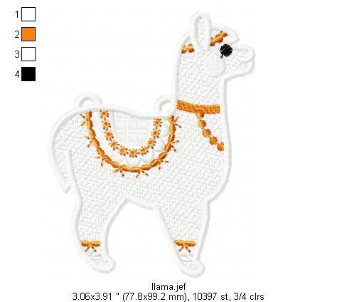 FSL Llama Ornament