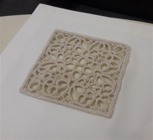 FSL Tatting Square Ornament