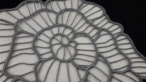FSL Cutwork Big Rose Richelieu