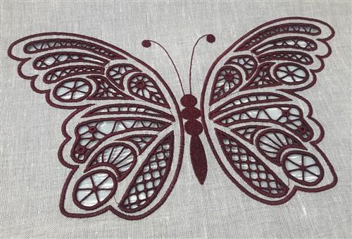 FSL Butterfly Cutwork Richelieu
