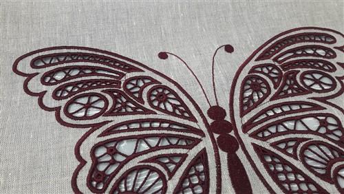 FSL Butterfly Cutwork Richelieu