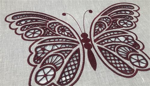 FSL Butterfly Cutwork Richelieu