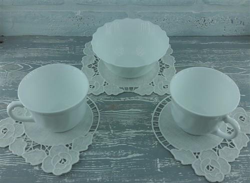 FSL ITH Napkins With Richelieu Roses