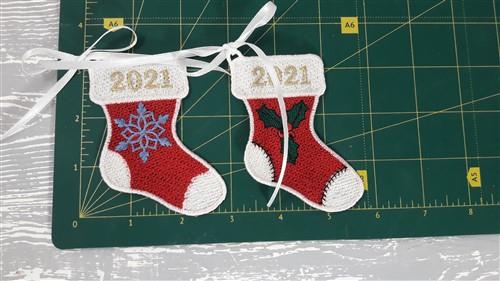 FSL Christmas Socks 4x4 hoop