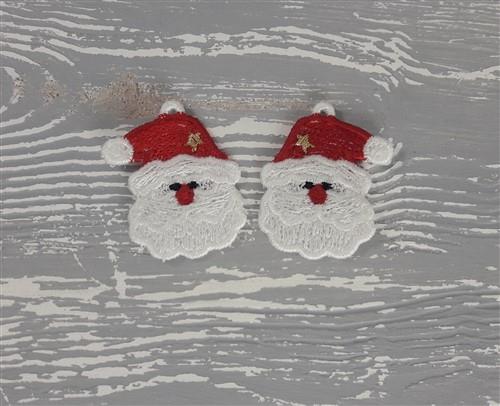 FSL Santa Earrings