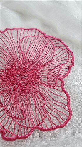 Applique Pink Poppy