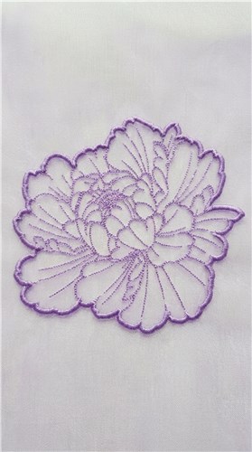 Delicate Applique Flower