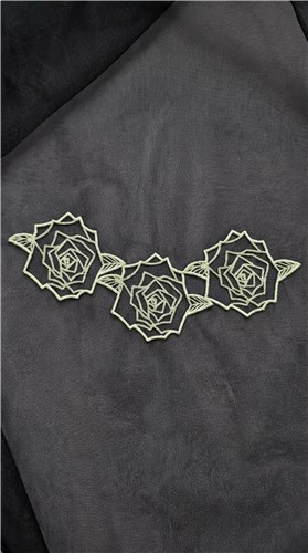 Three Rose Applique