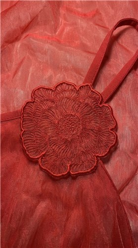 Yellow Applique Flower