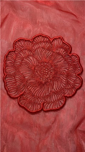 Yellow Applique Flower