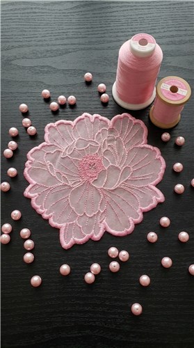 Blush Peony Applique