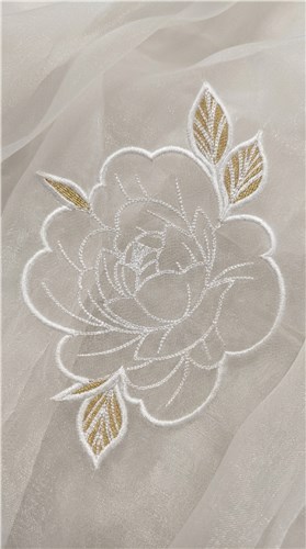 Applique Peony