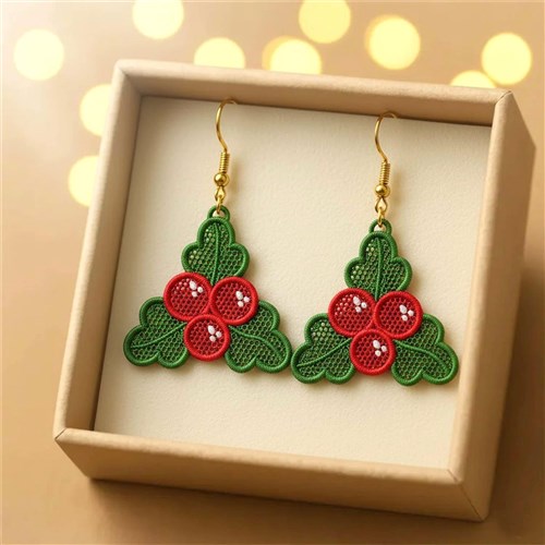 FSL Holly Ornament