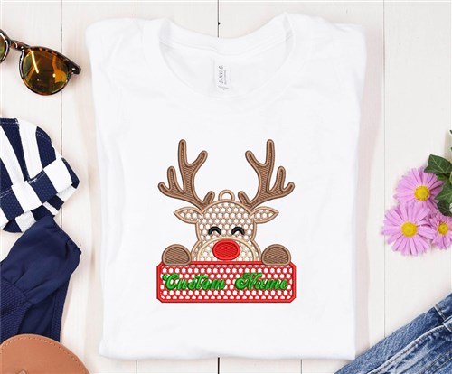 FSL Reindeer Personalized Ornament