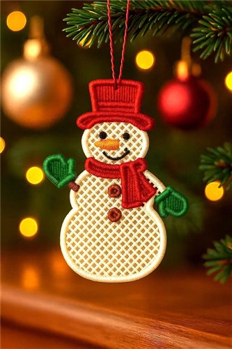 FSL Festive Snowman Charm