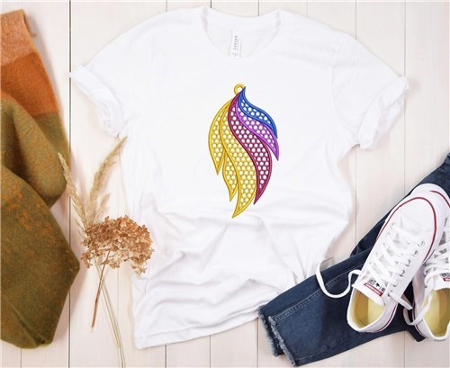FSL Colorful Feather Earrings