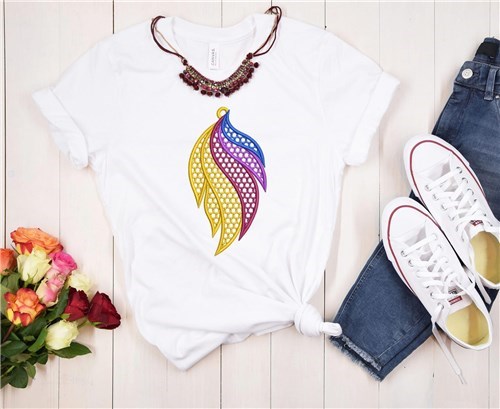 FSL Colorful Feather Earrings