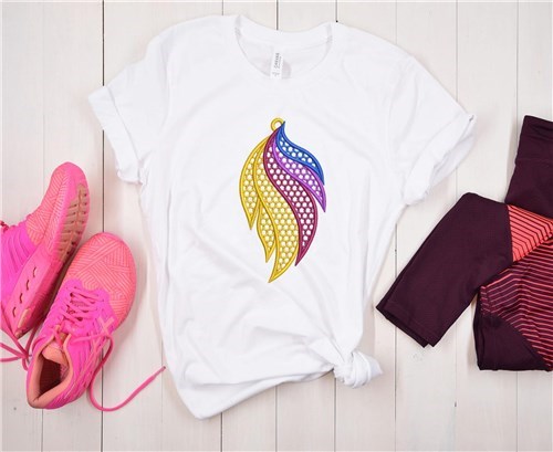 FSL Colorful Feather Earrings