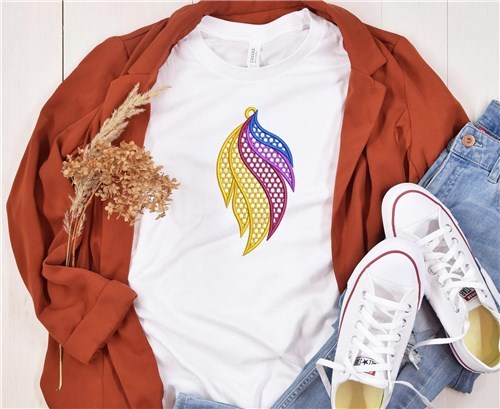FSL Colorful Feather Earrings