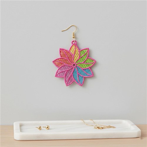 FSL Floral Earrings