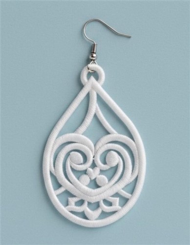 Lace Teardrop Earrings