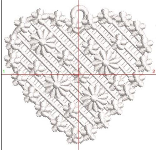 FSL Quilted Heart Earring