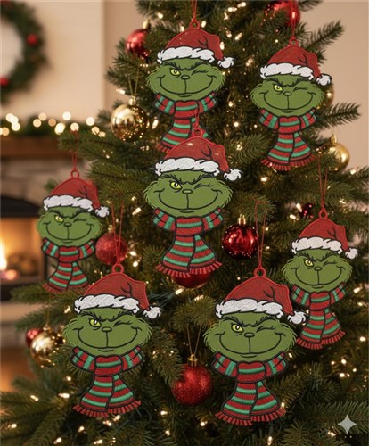FSL Grinch Head
