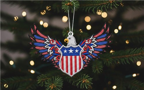 Patriotic Eagle Crest