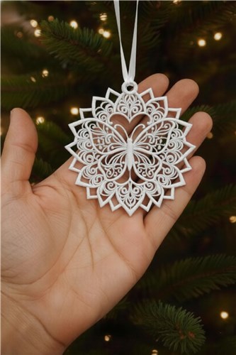 Intricate Butterfly Mandala