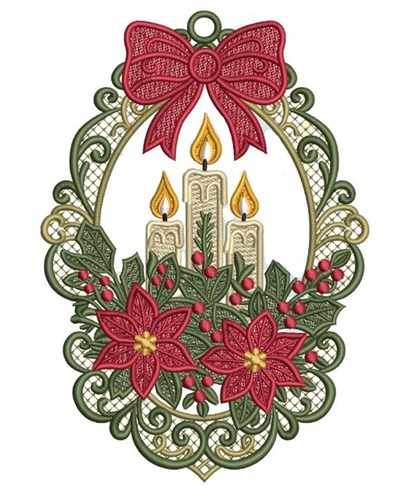 Holiday Candle Wreath