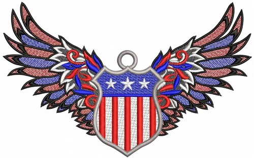 Patriotic Eagle Wings
