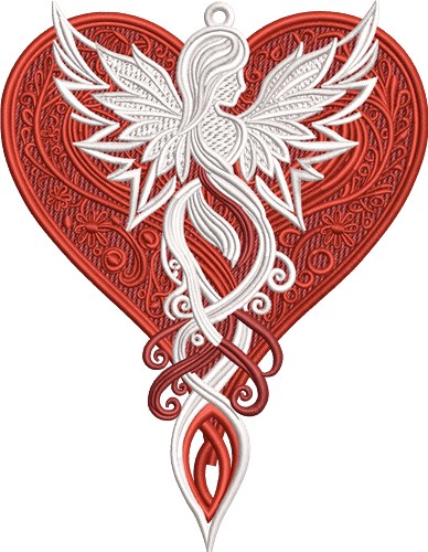 Phoenix Heart Embrace