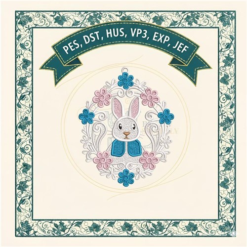 Whimsical Bunny Frame