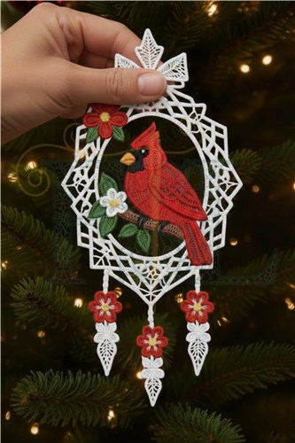 Cardinal Dreamcatcher