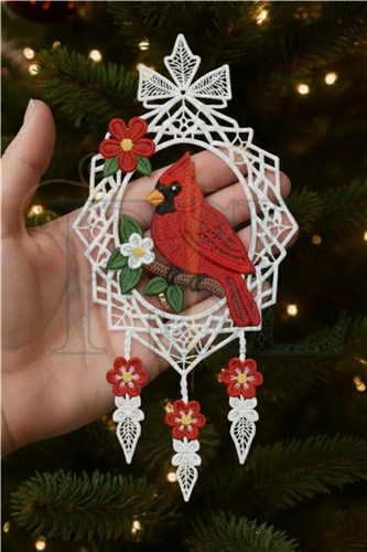 Cardinal Dreamcatcher