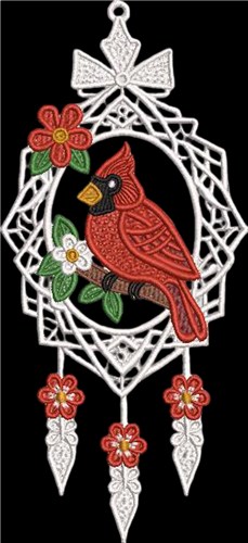 Cardinal Dreamcatcher