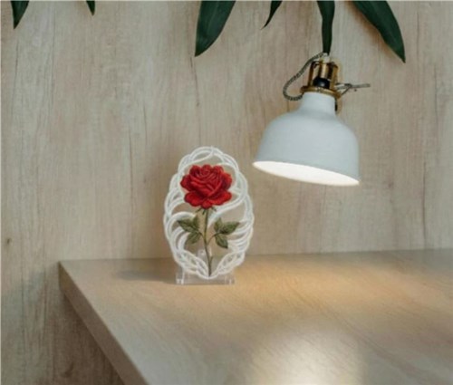 Enchanted Rose Ornament