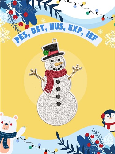 Frosty the Snowman Charm