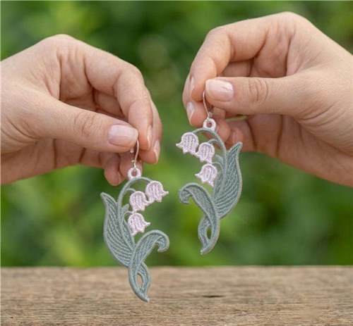 Tulip Flower Earrings