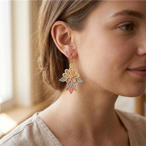 Flower Earrings Elegant