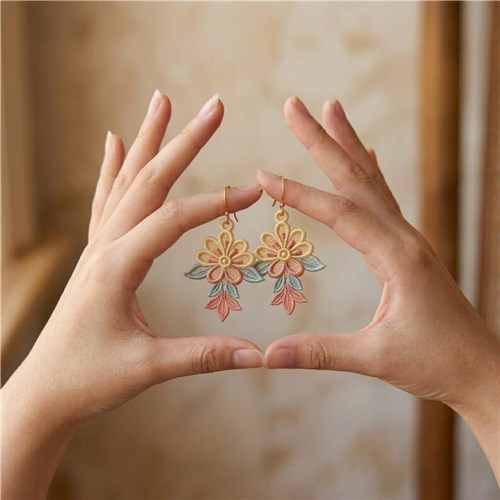Flower Earrings Elegant